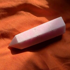 Natural Pink Aragonite Point Crystal Stone Tower